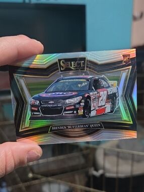 Brenden "Butterbean" Queen Racing Card - Black Holographic Design